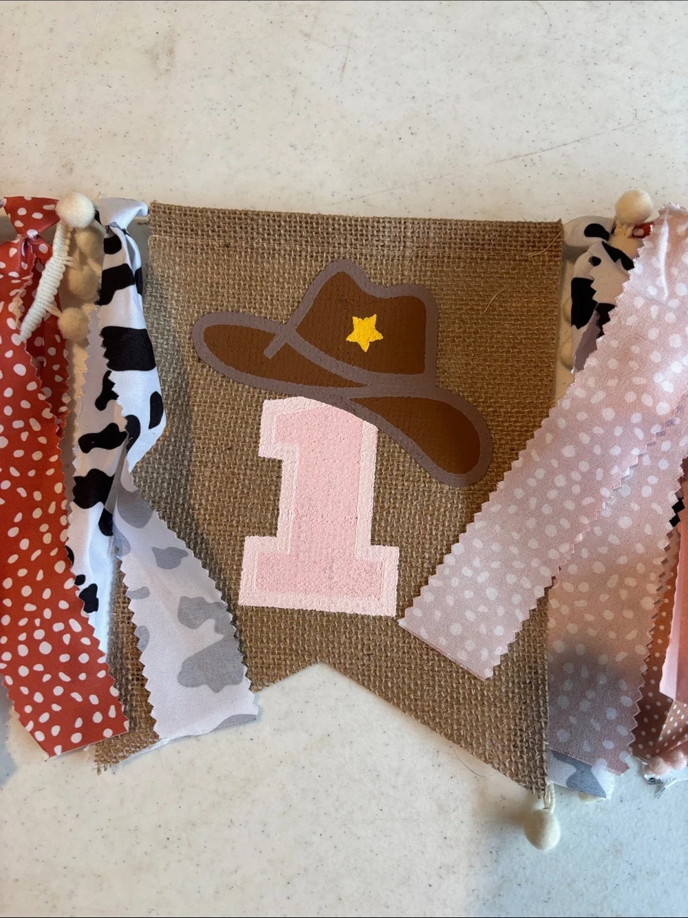 First birthday banner